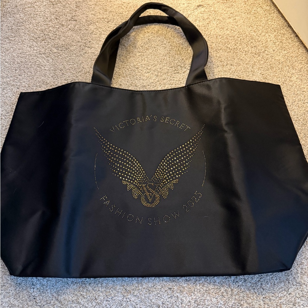 Victoria's Secret Black and Gold Fashion Show Tote